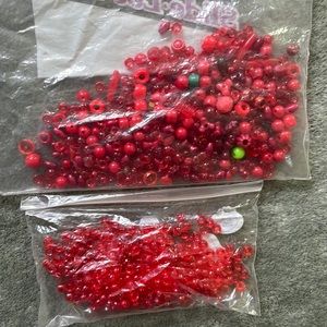 Red beads